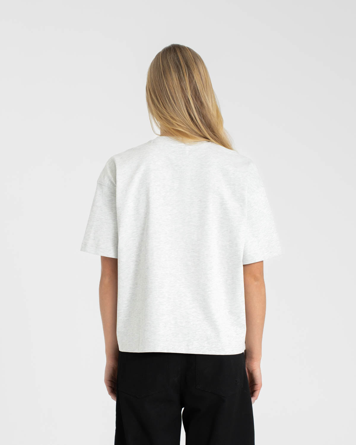 Blank T-shirt Grey dame